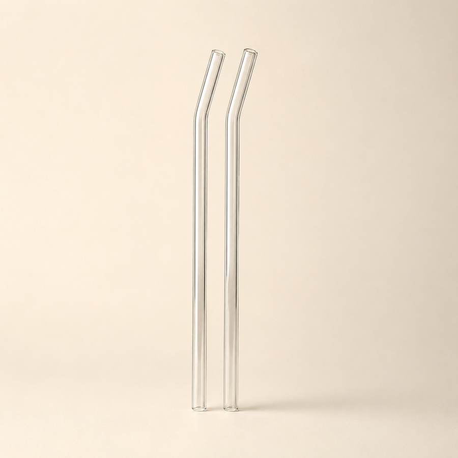 Glasstrohhalm 2er-Set für Ube Latte